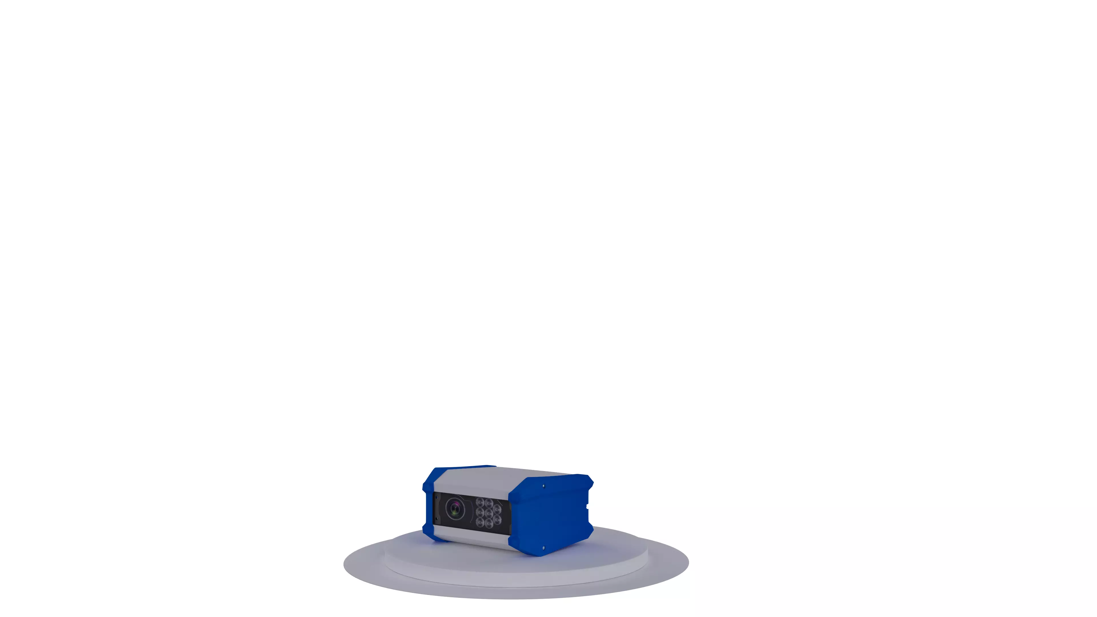 ANPR CAMERA  Low-poly 3D model_0