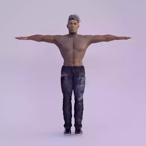 Realistic African Character