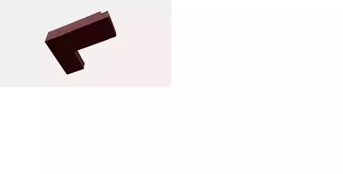 7266 ottoman corner set left DWN