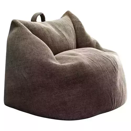 Bean Bag Low-poly 3D model