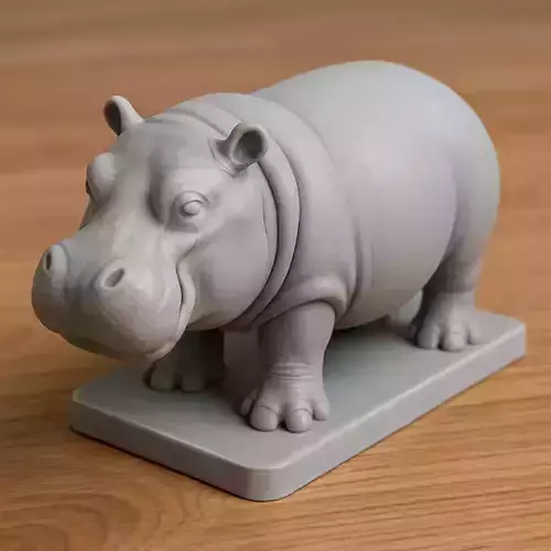 Hippo 3D print model