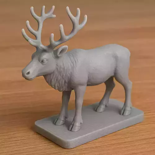 Reindeer 3D print model