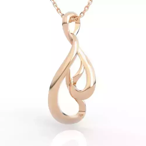 Luxury Double Flame Pendant