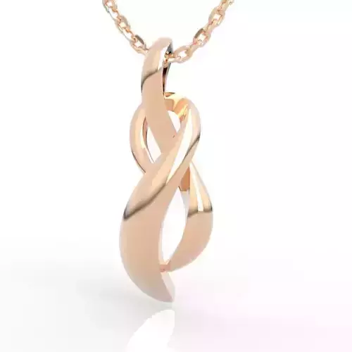 Spiral Infinity Pendant