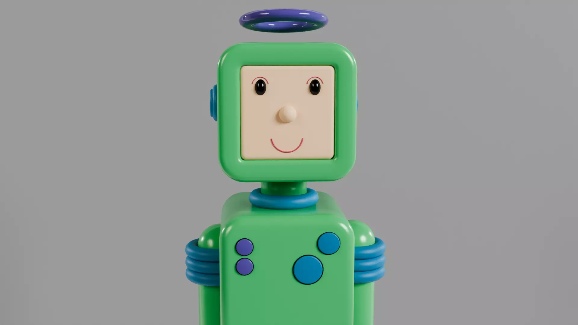 Simply robot 3D model_0