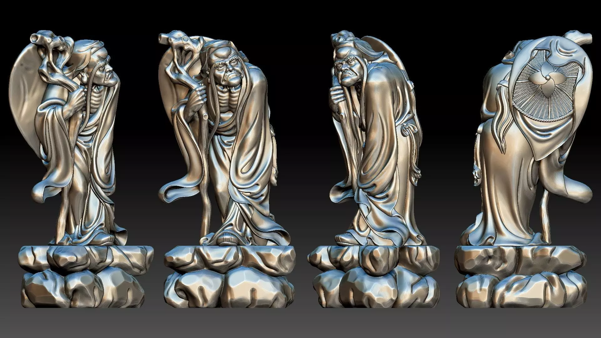 Arhat long eyelashes 3D print model