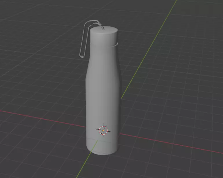 Steel Bottle 3D Model Free 3D print model