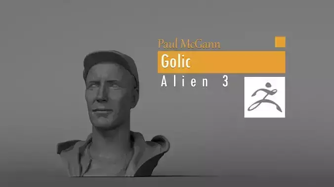 Paul McGann - Golic - Alien 3 3D print model