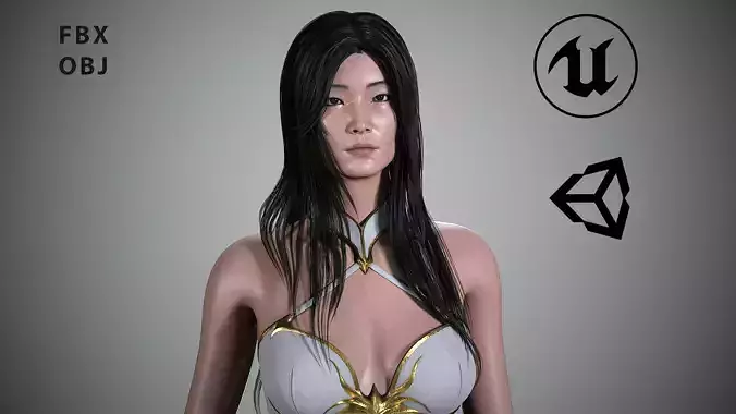 Asian Fantasy Women Outfit1