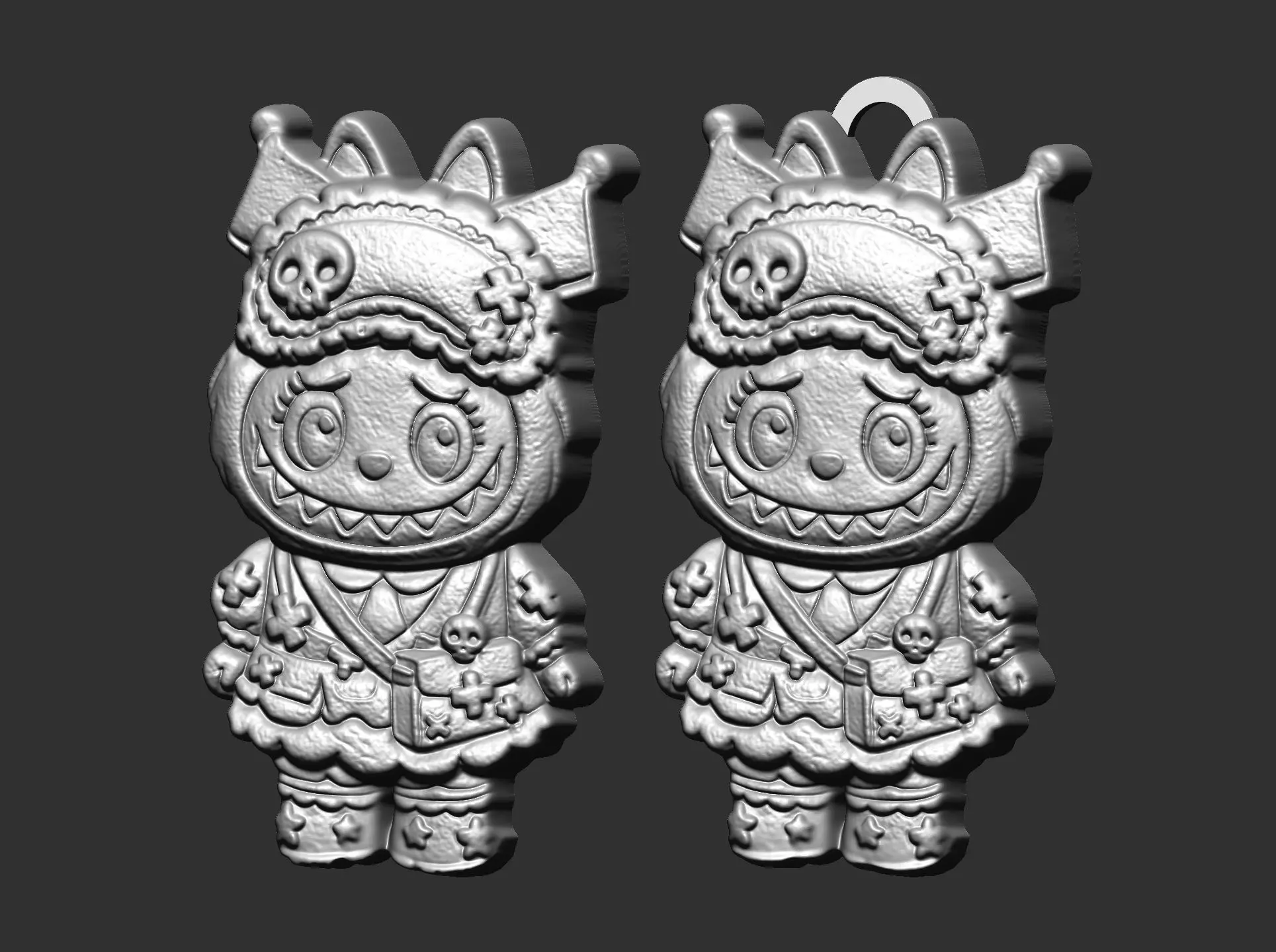meow labubu cnc model  3D print model_8