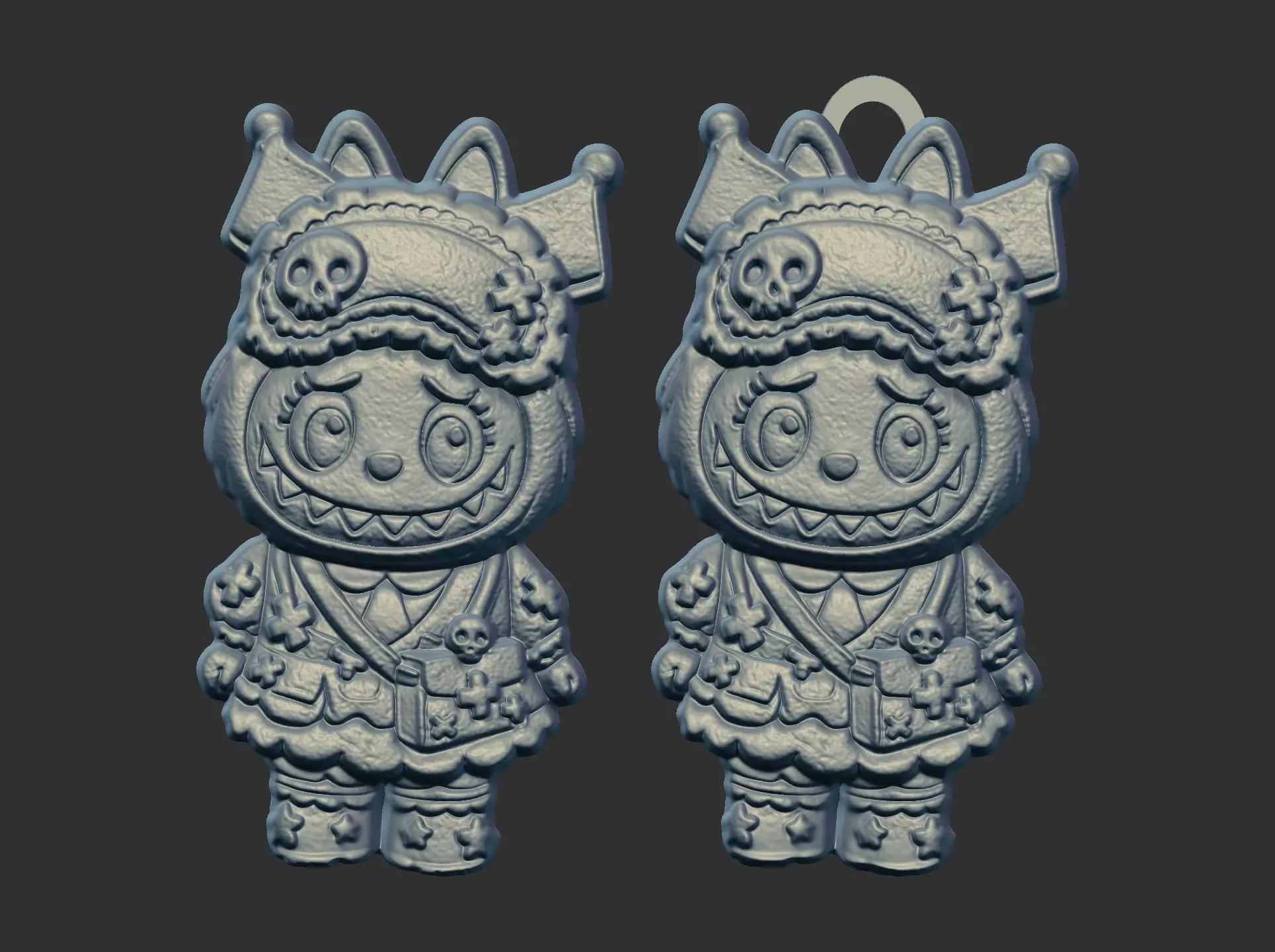 meow labubu cnc model  3D print model_15