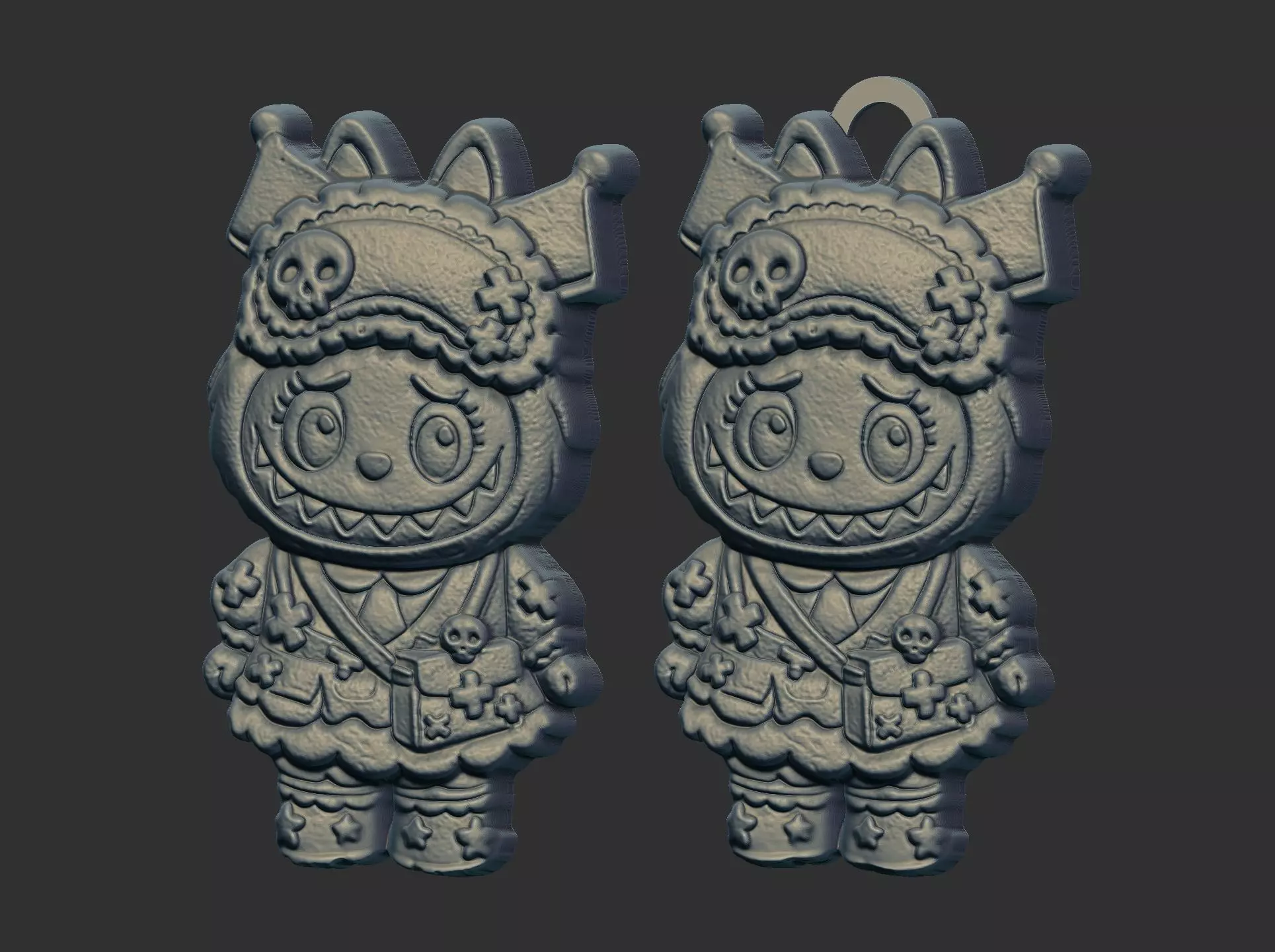meow labubu cnc model  3D print model_3