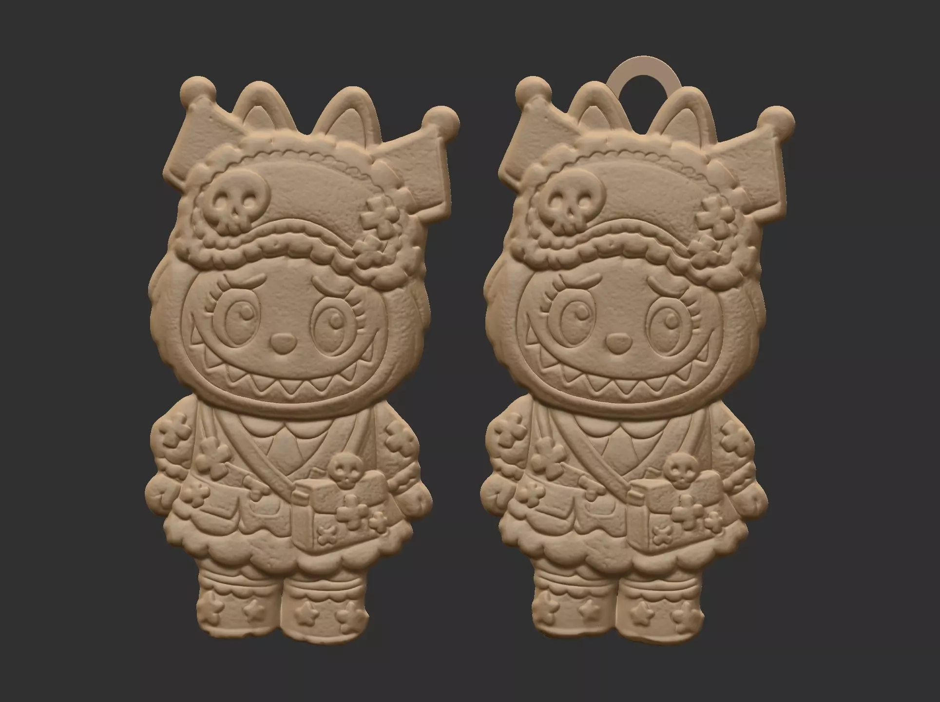 meow labubu cnc model  3D print model_10