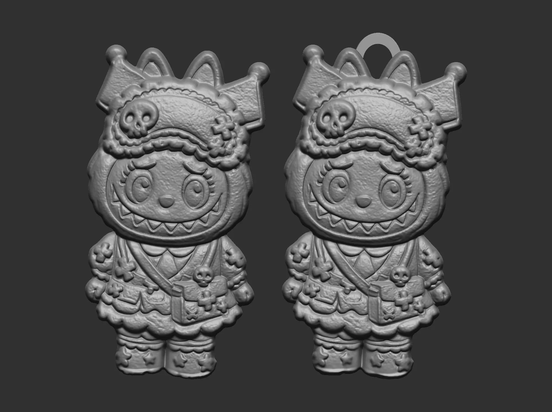 meow labubu cnc model  3D print model_14