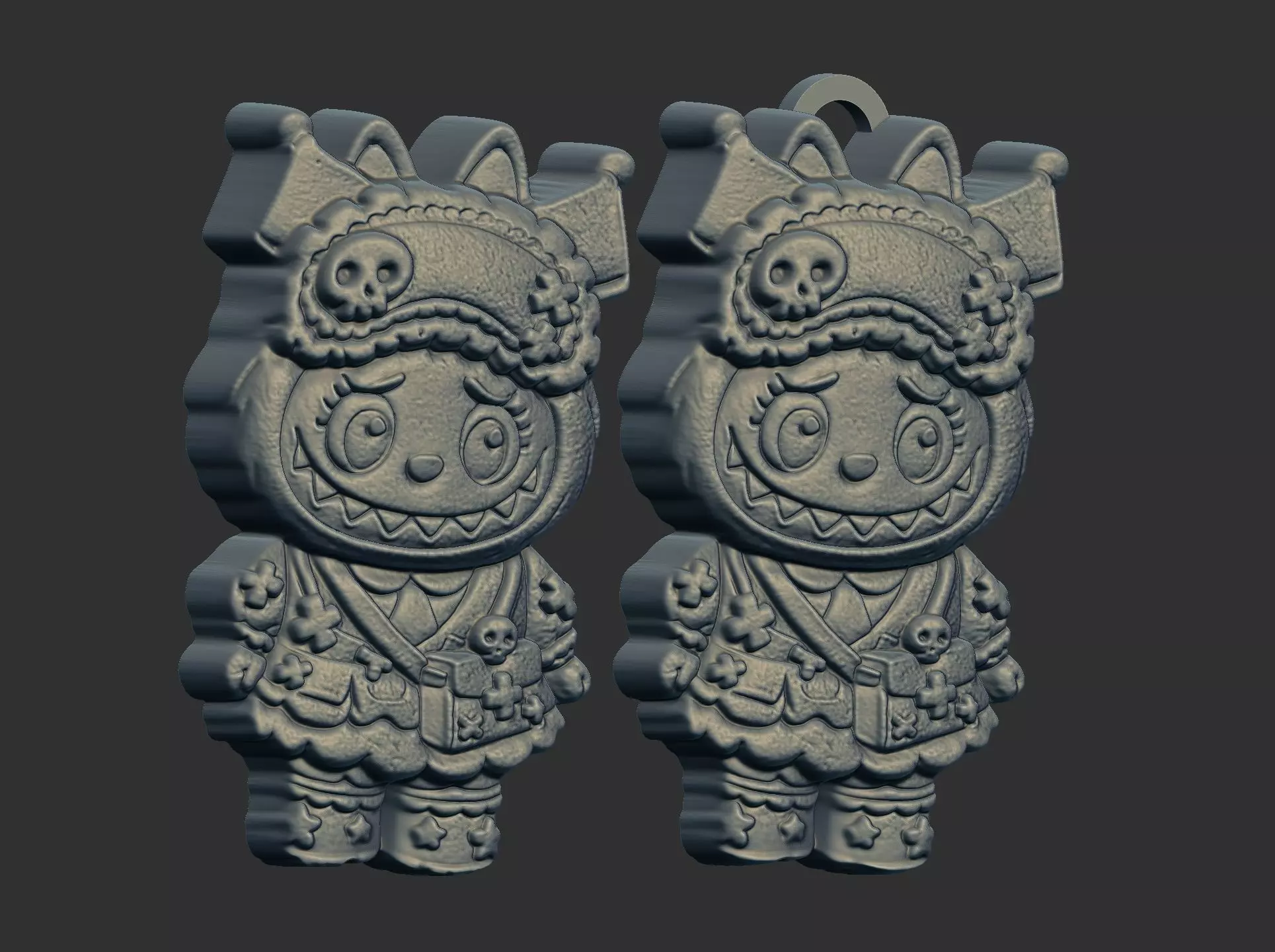 meow labubu cnc model  3D print model_21