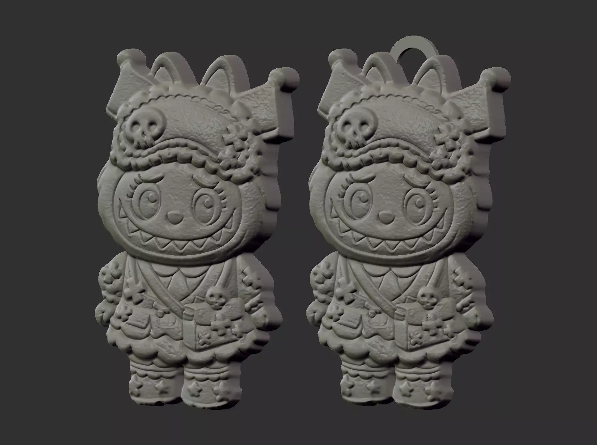 meow labubu cnc model  3D print model_6