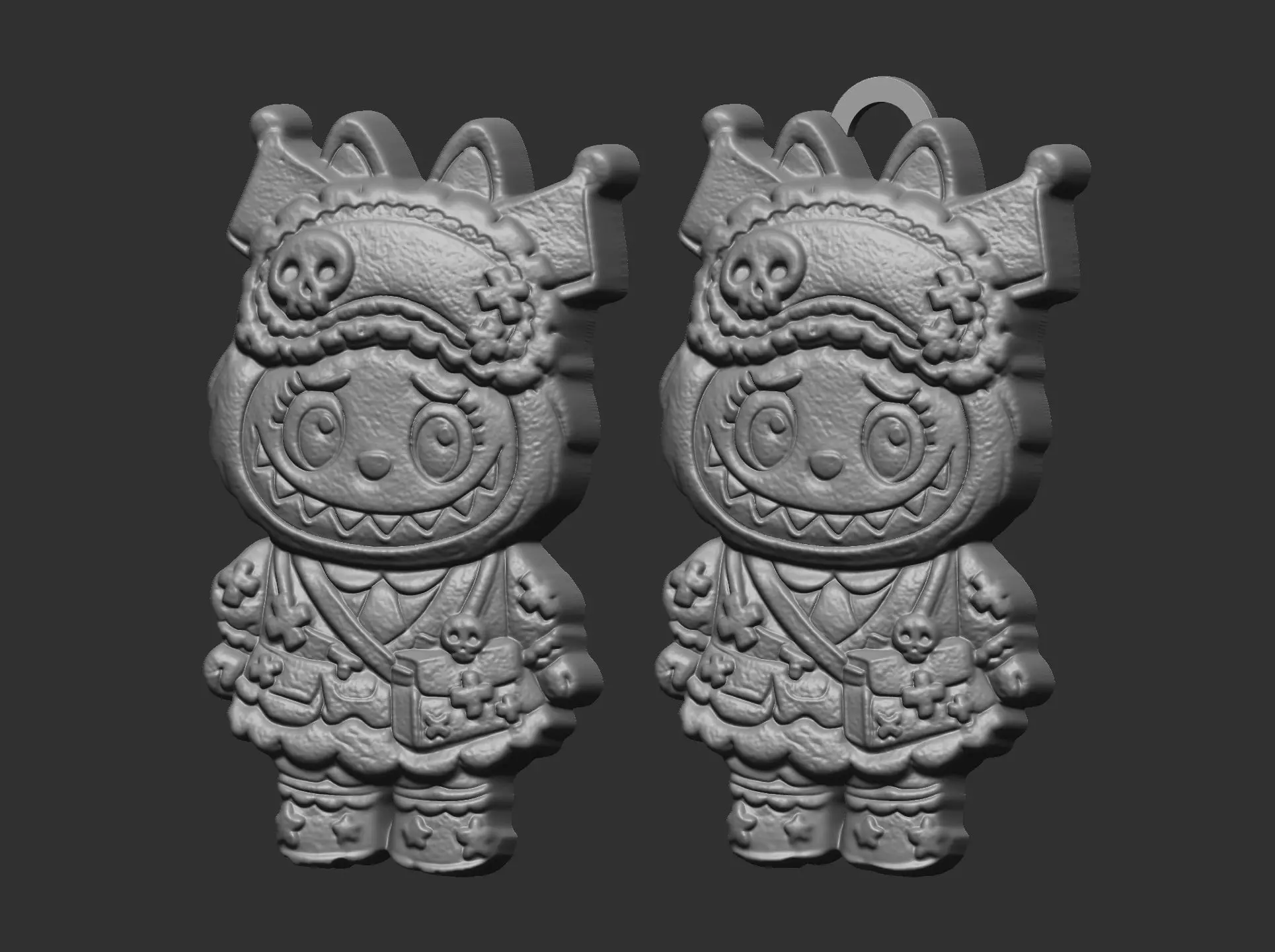 meow labubu cnc model  3D print model_4