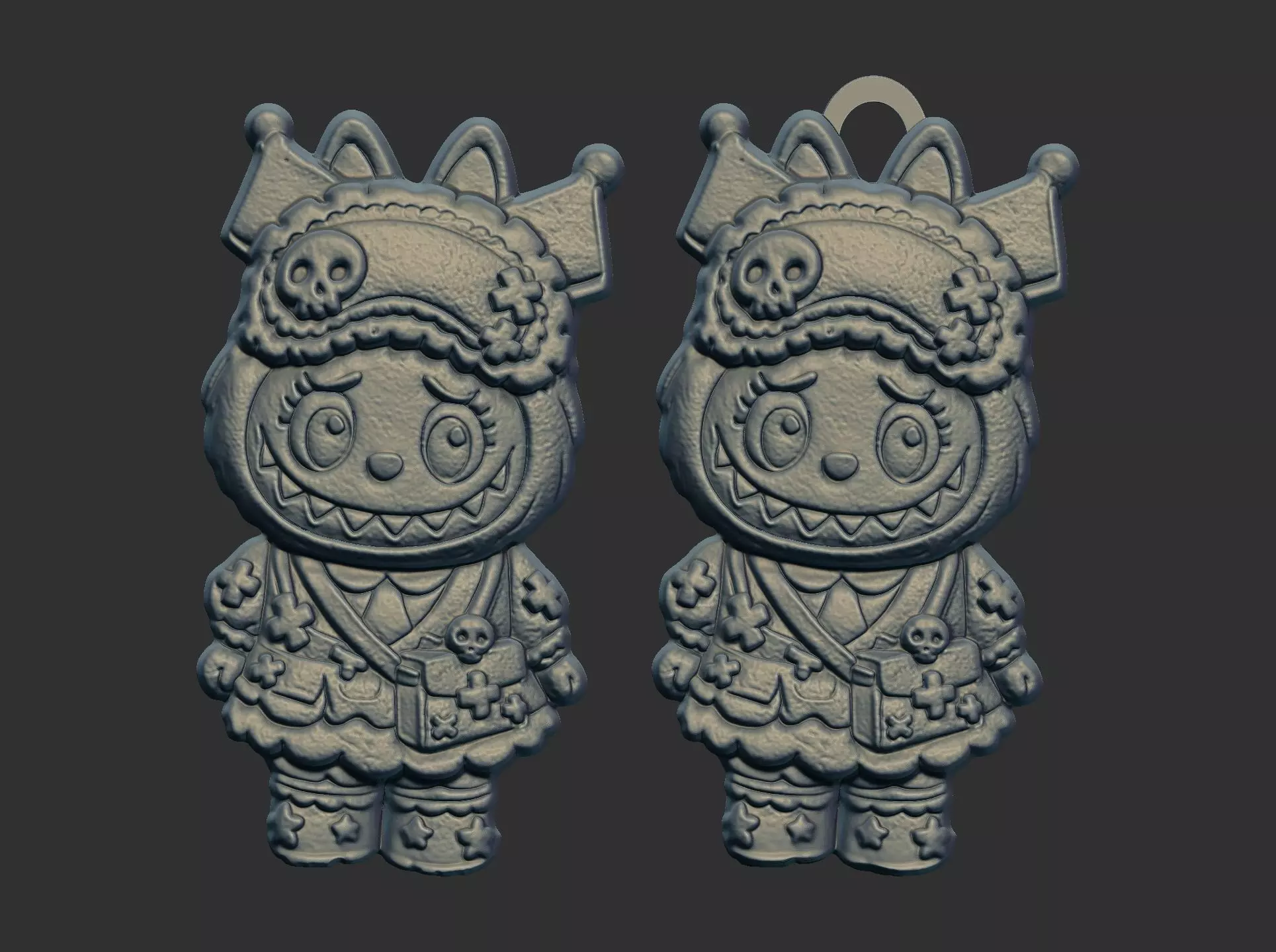 meow labubu cnc model  3D print model_0
