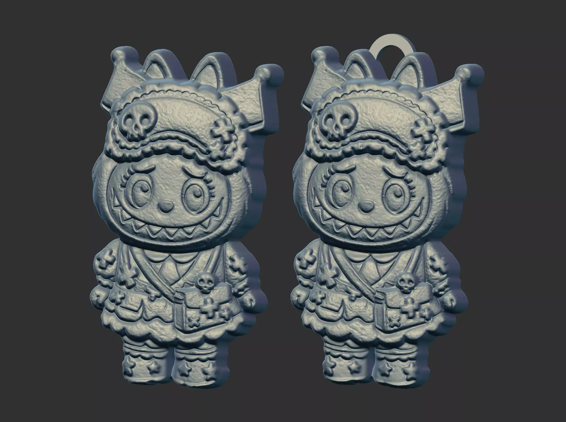 meow labubu cnc model  3D print model_2