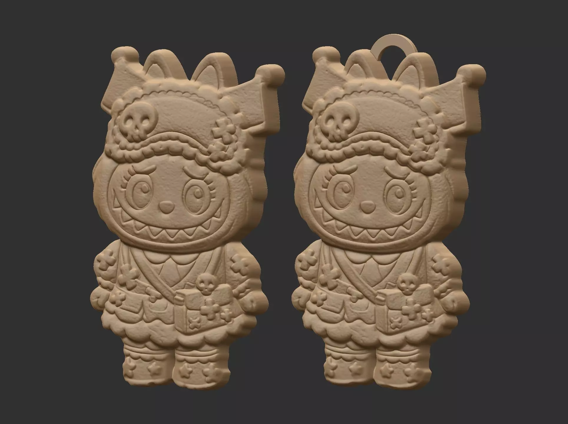 meow labubu cnc model  3D print model_7