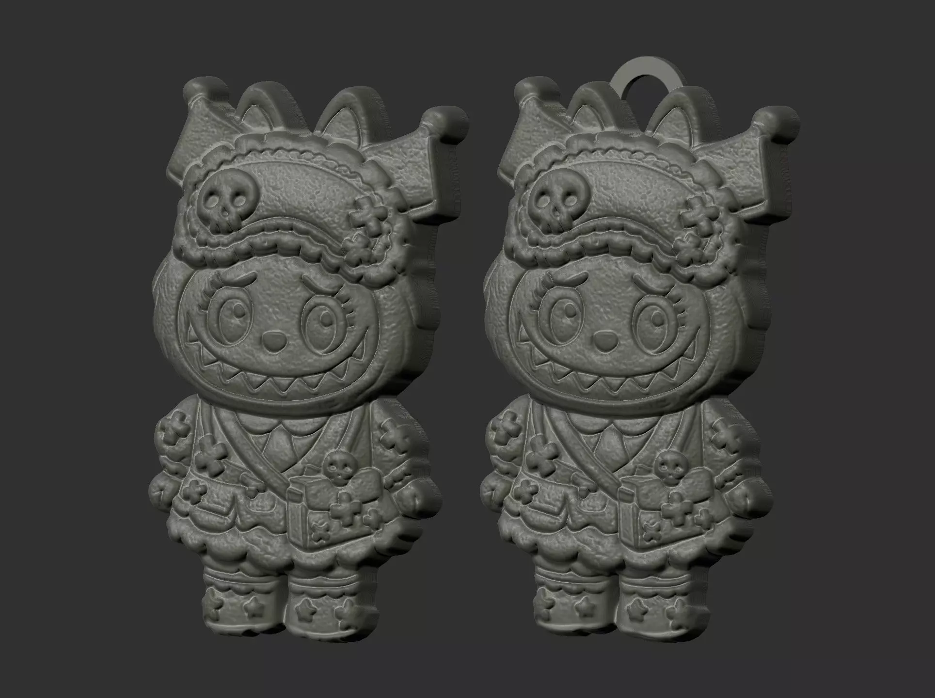 meow labubu cnc model  3D print model_5