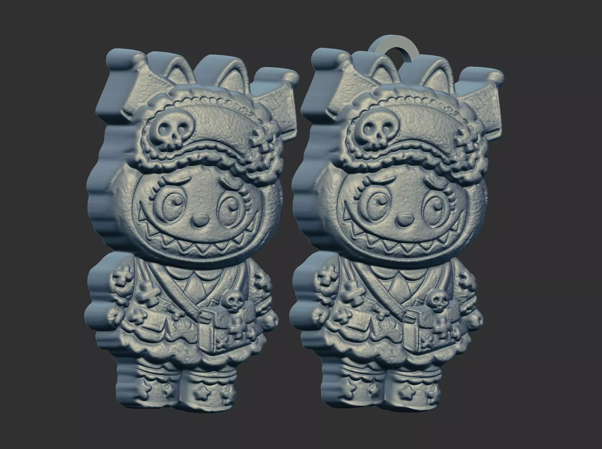 meow labubu cnc model  3D print model_22