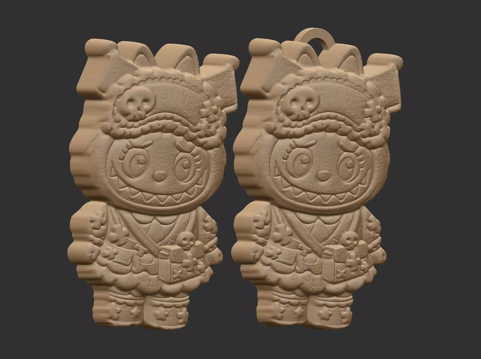 meow labubu cnc model  3D print model_17