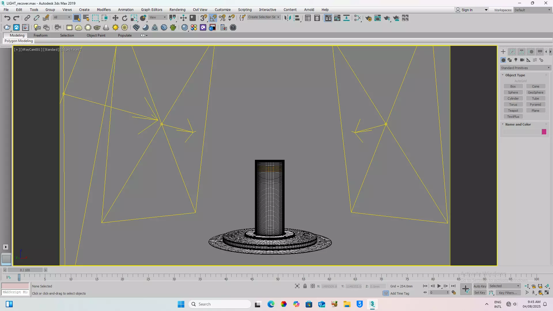 BOLLARDS Low-poly 3D model_3