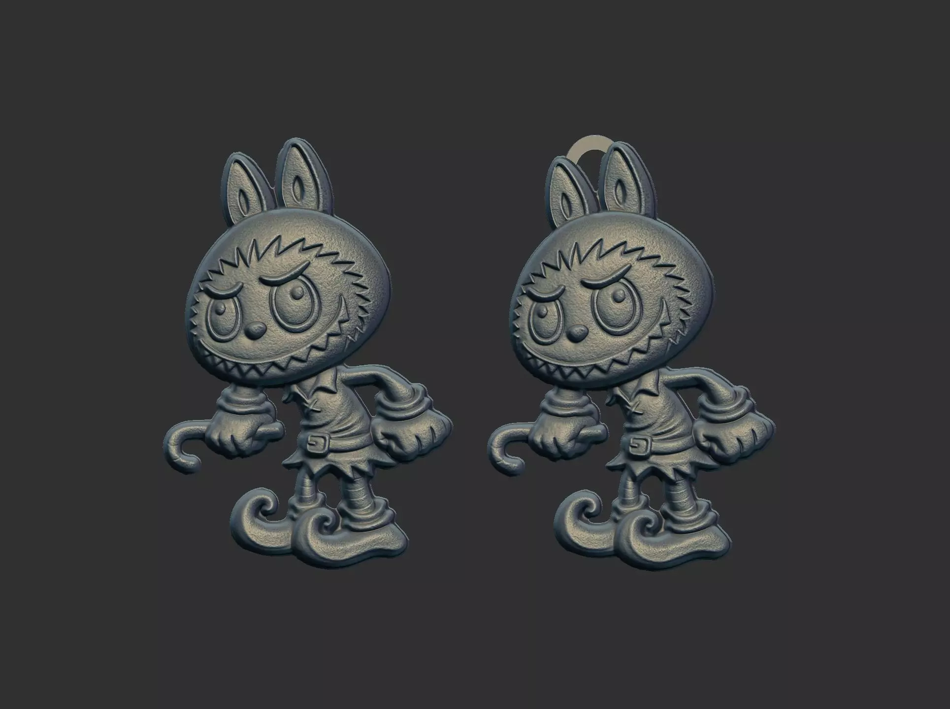 labubu christmas cnc model  3D print model_0