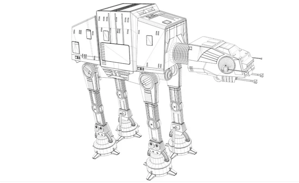 AT-AT Star Wars 3D model_7