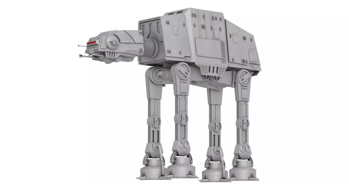 AT-AT Star Wars 3D model_0