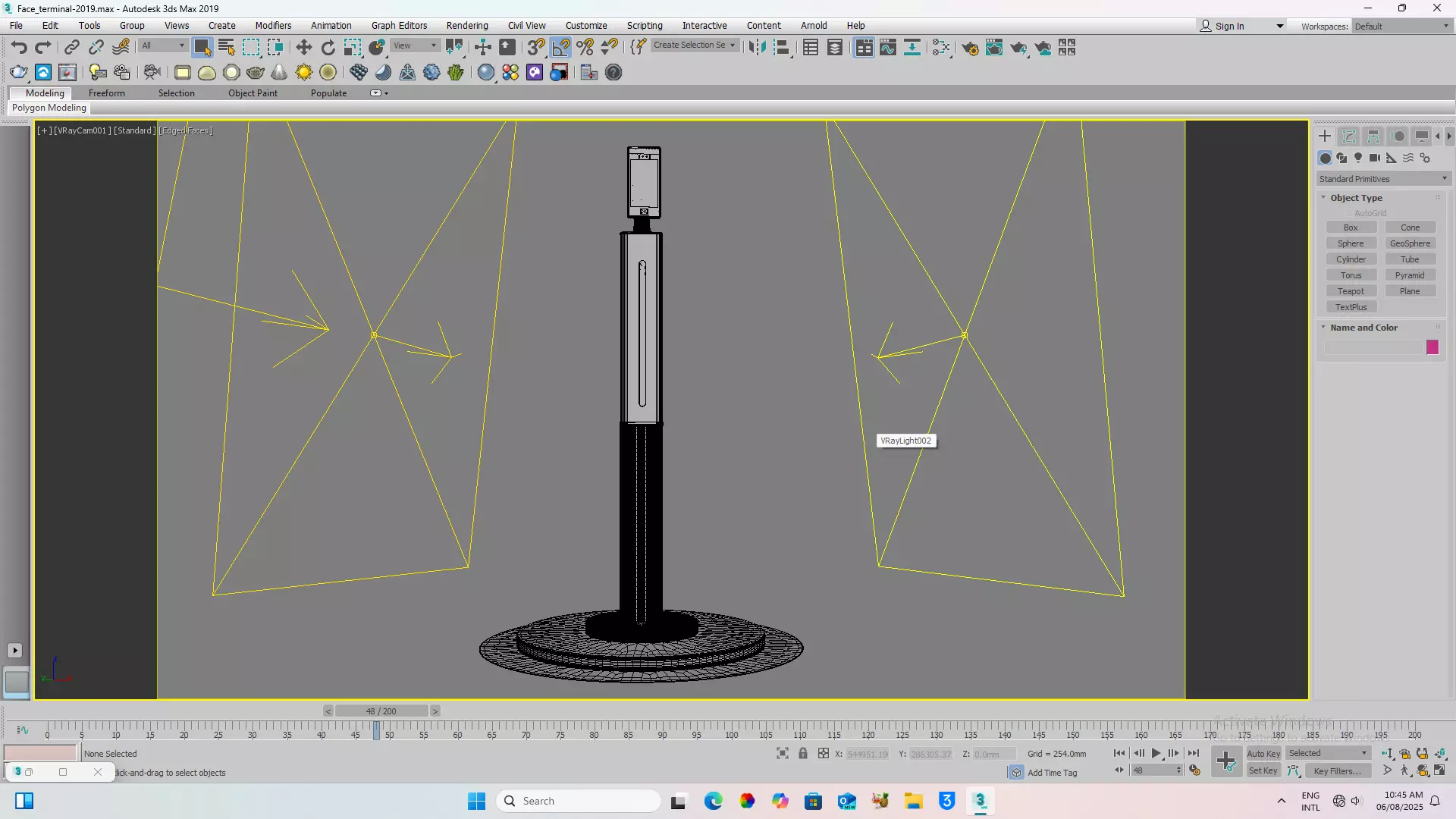 FACE TERMINAL Low-poly 3D model_5