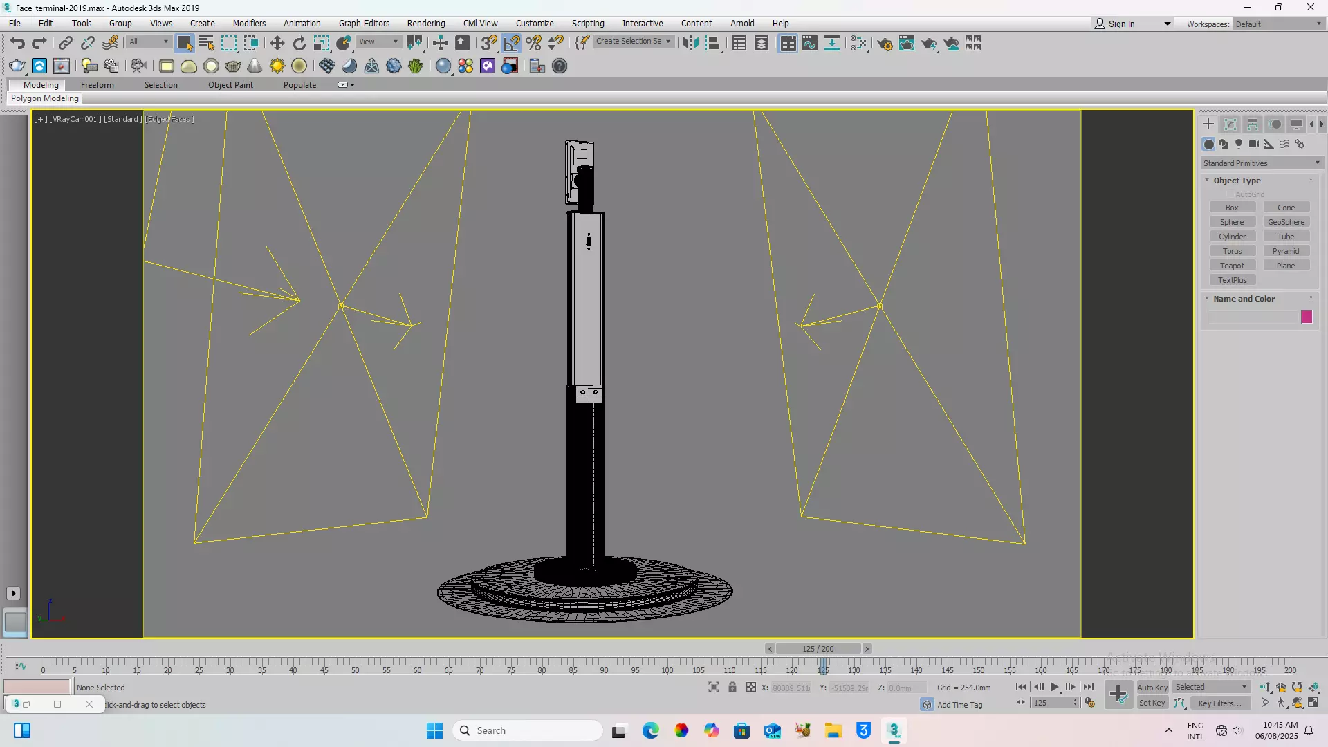FACE TERMINAL Low-poly 3D model_4