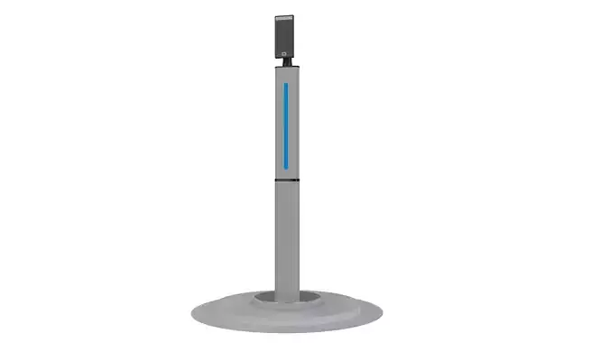 FACE TERMINAL Low-poly 3D model