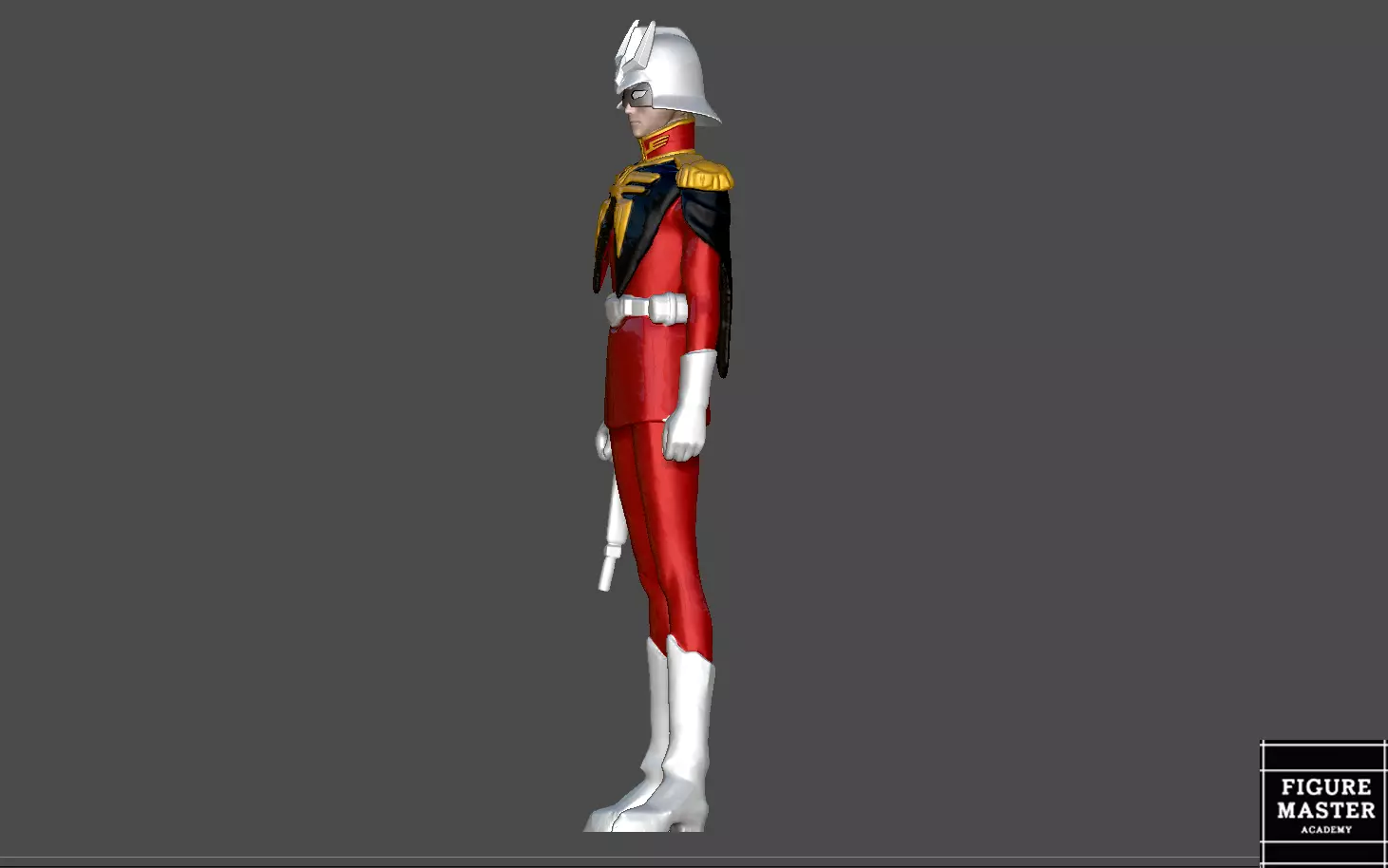 CHAR AZNABLE GUNDAM GQUUUX ANIME 3D PRINT 3D print model_4