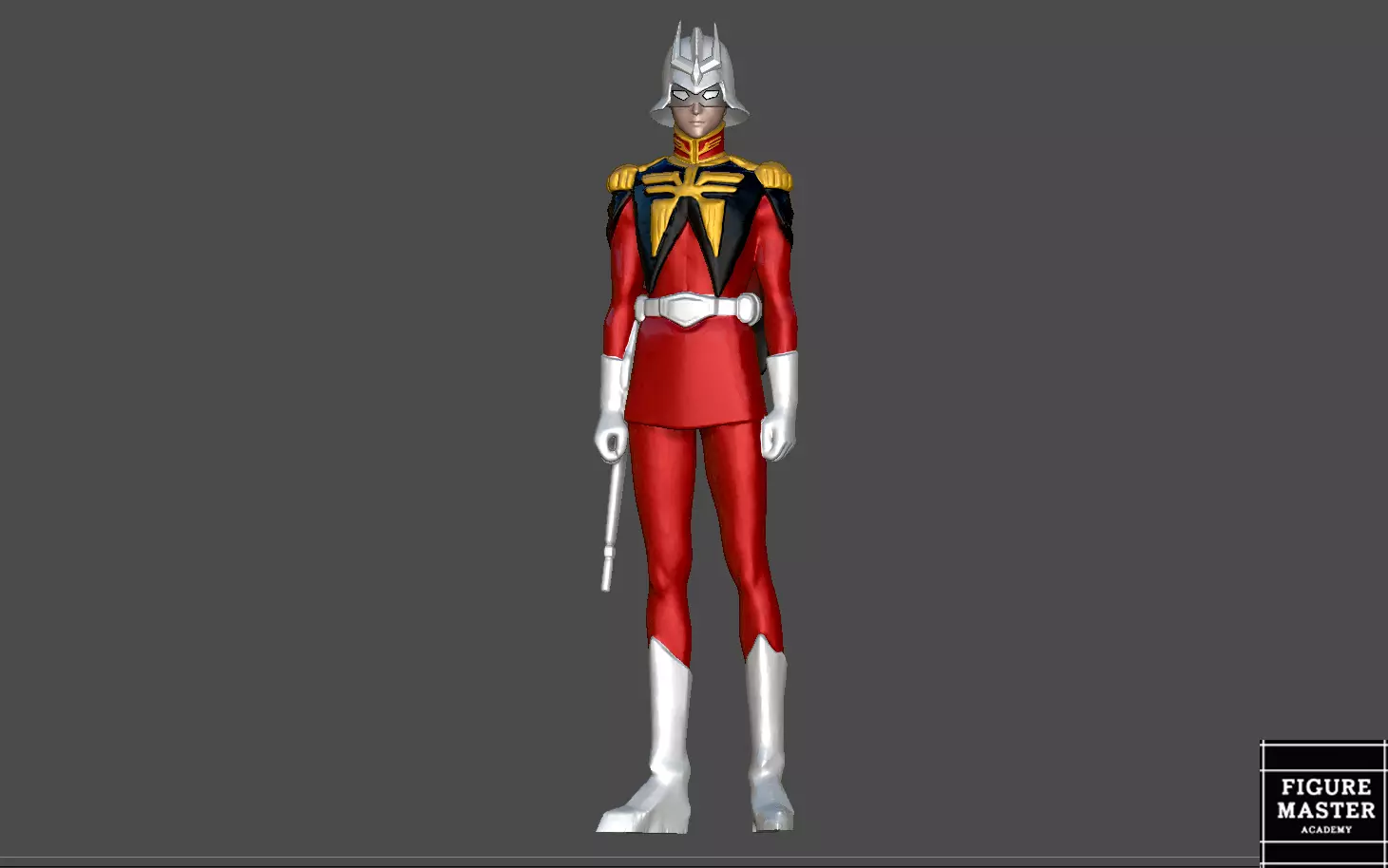 CHAR AZNABLE GUNDAM GQUUUX ANIME 3D PRINT 3D print model_0