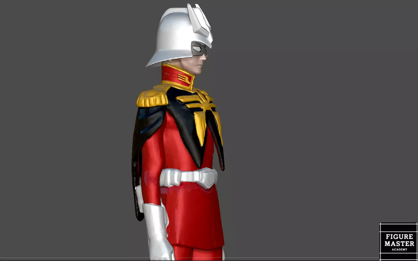 CHAR AZNABLE GUNDAM GQUUUX ANIME 3D PRINT 3D print model_8