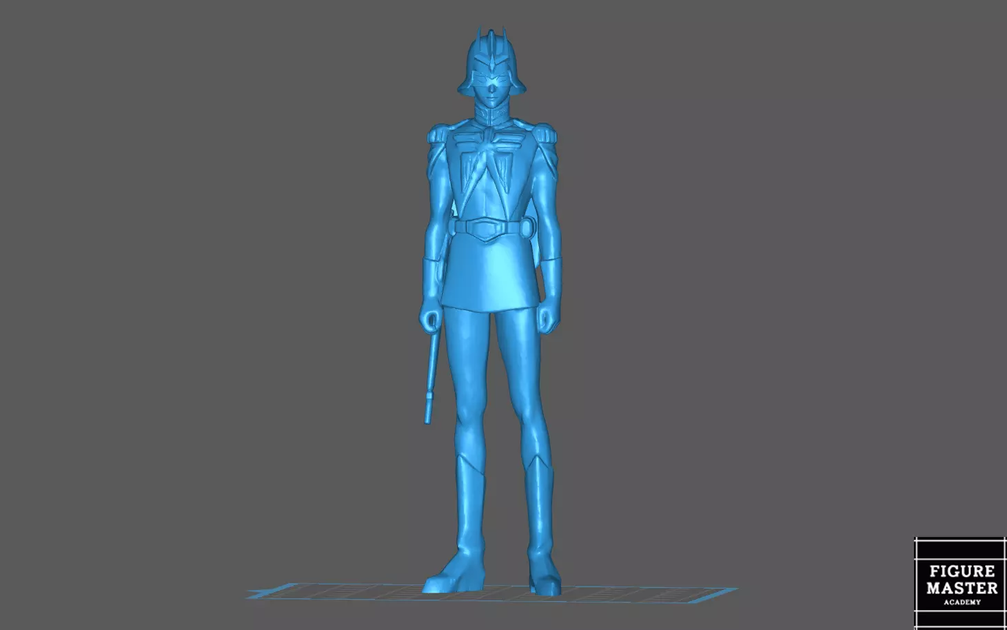 CHAR AZNABLE GUNDAM GQUUUX ANIME 3D PRINT 3D print model_12