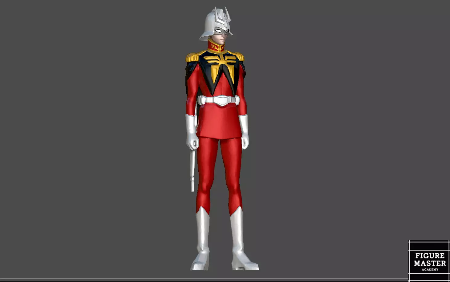 CHAR AZNABLE GUNDAM GQUUUX ANIME 3D PRINT 3D print model_2