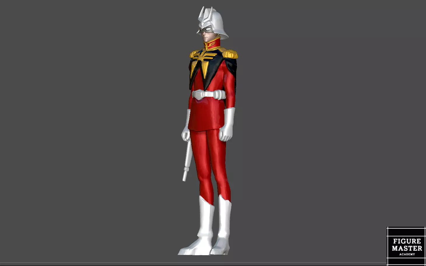 CHAR AZNABLE GUNDAM GQUUUX ANIME 3D PRINT 3D print model_1