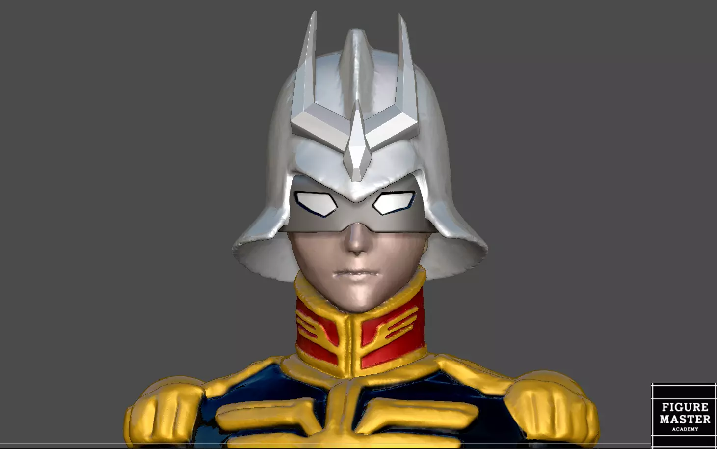 CHAR AZNABLE GUNDAM GQUUUX ANIME 3D PRINT 3D print model_9