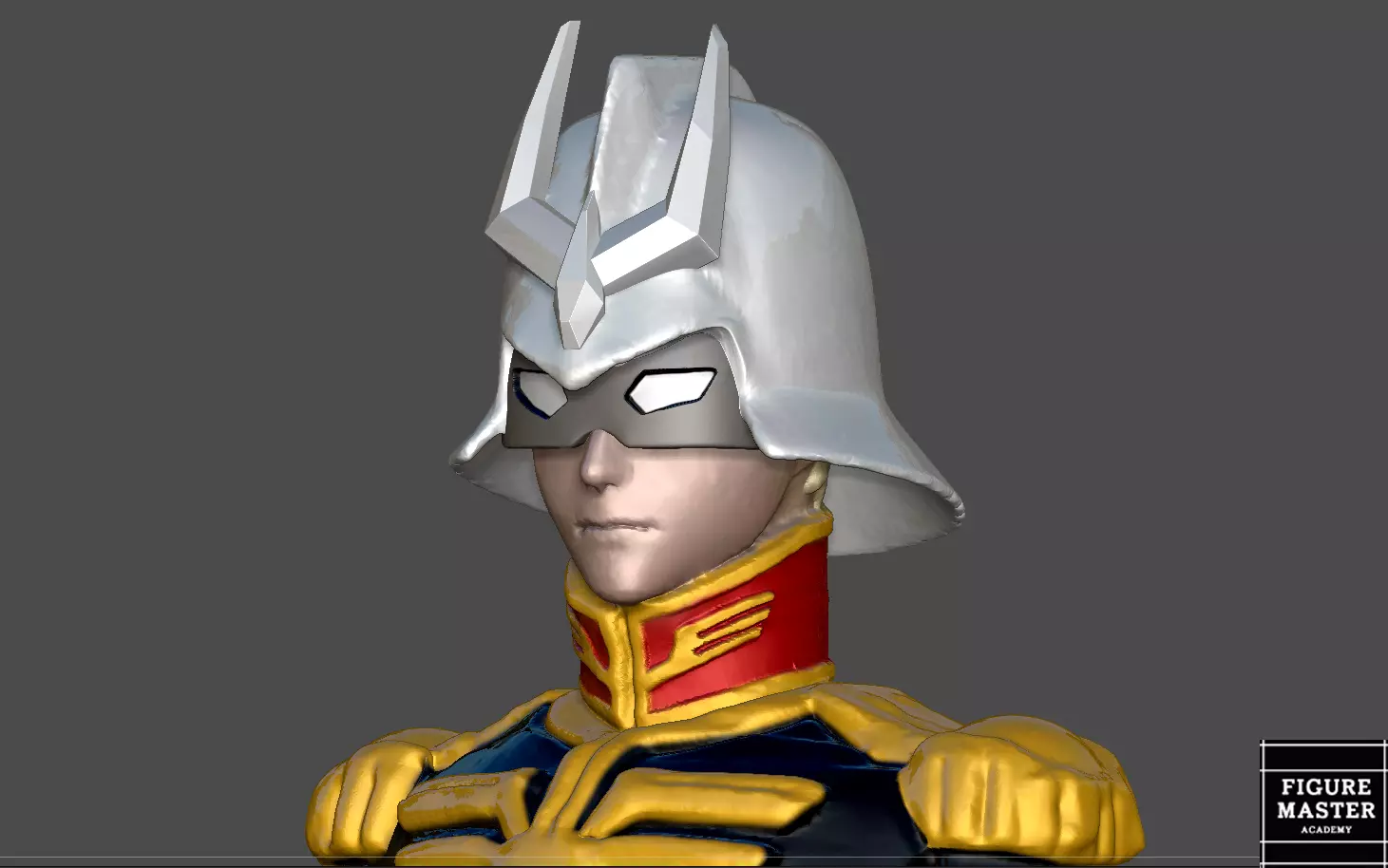 CHAR AZNABLE GUNDAM GQUUUX ANIME 3D PRINT 3D print model_10