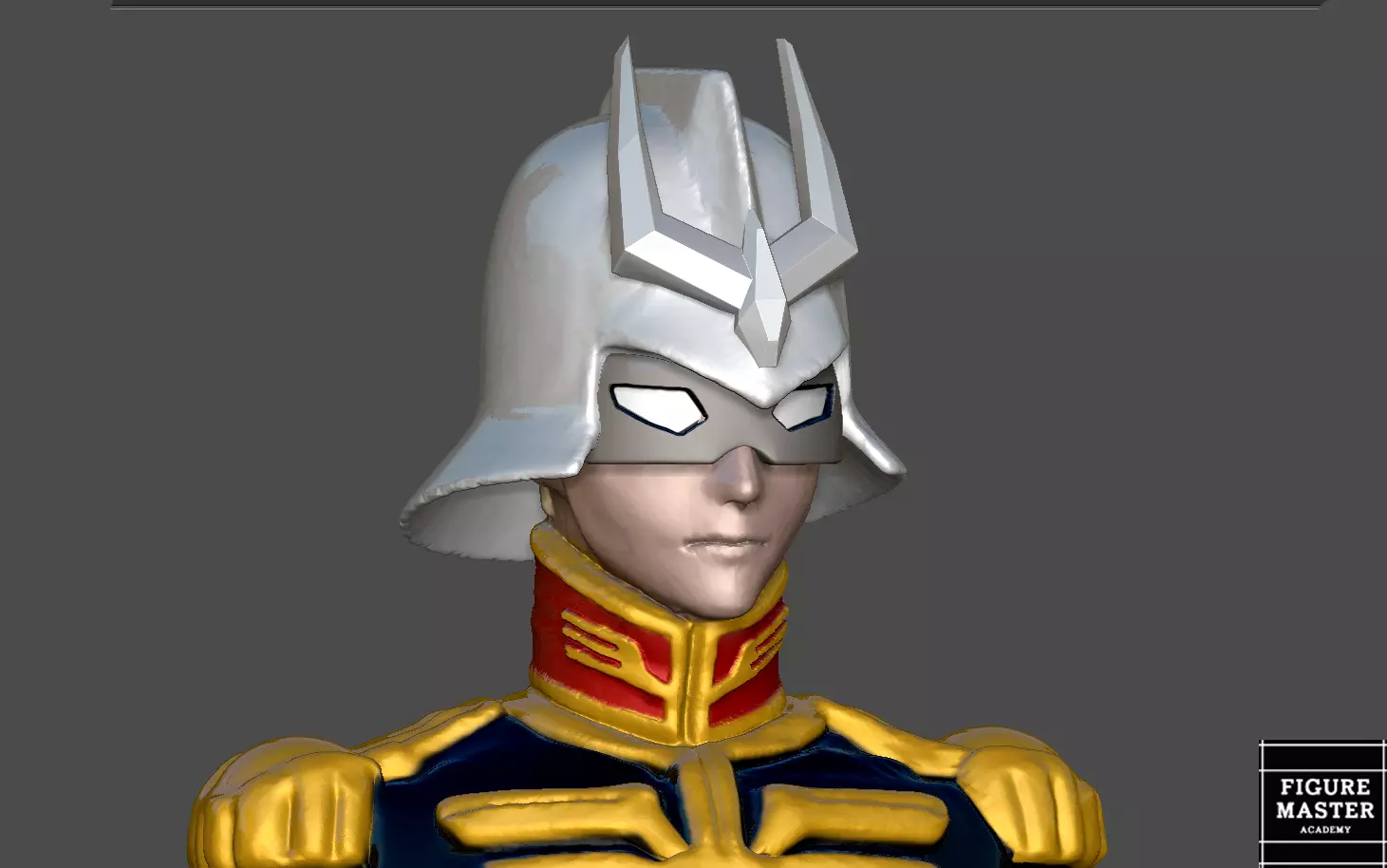 CHAR AZNABLE GUNDAM GQUUUX ANIME 3D PRINT 3D print model_11