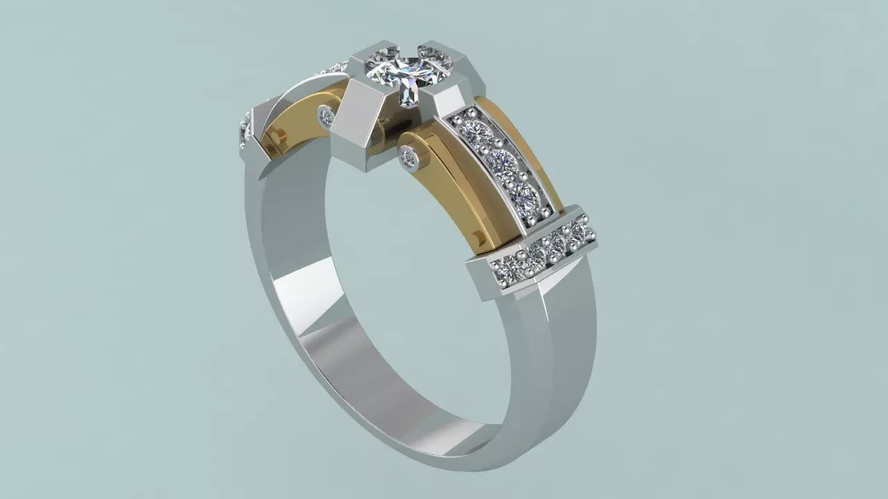 Ring Baraka 3D print model_1