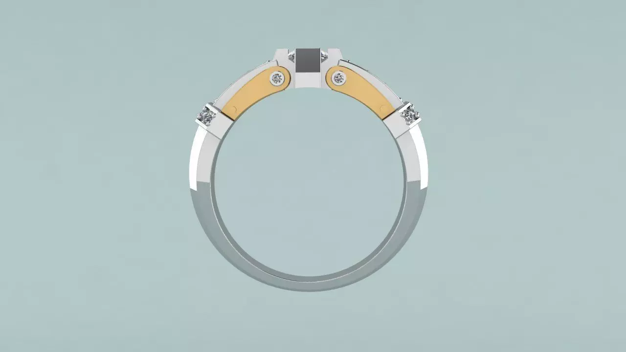 Ring Baraka 3D print model_3