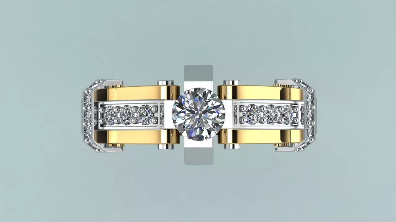 Ring Baraka 3D print model_2