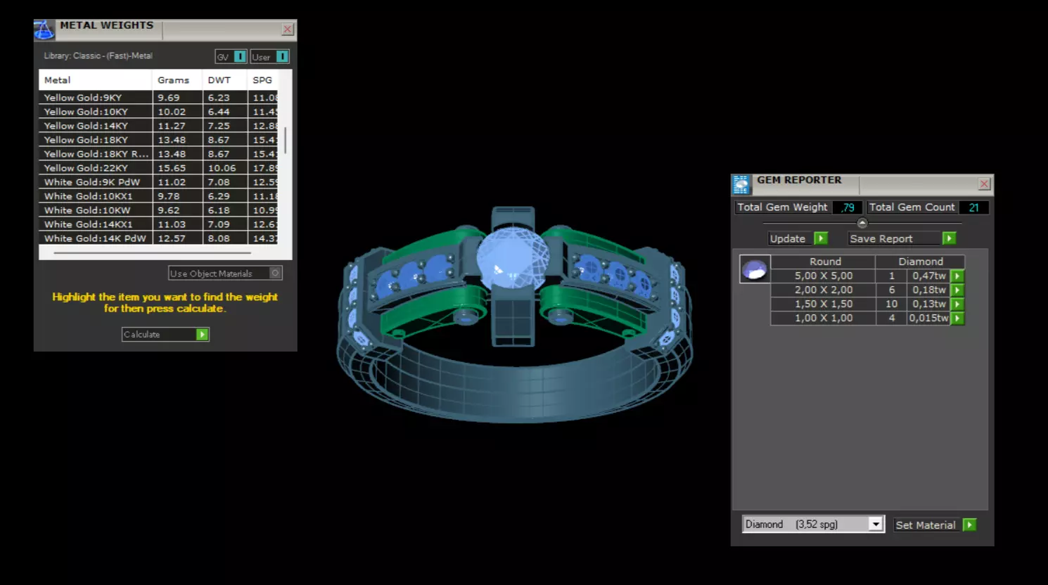 Ring Baraka 3D print model_9