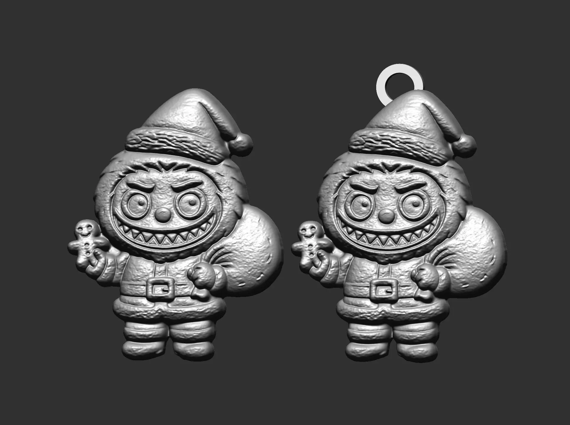 labubu sanda cnc model 3D print model_1