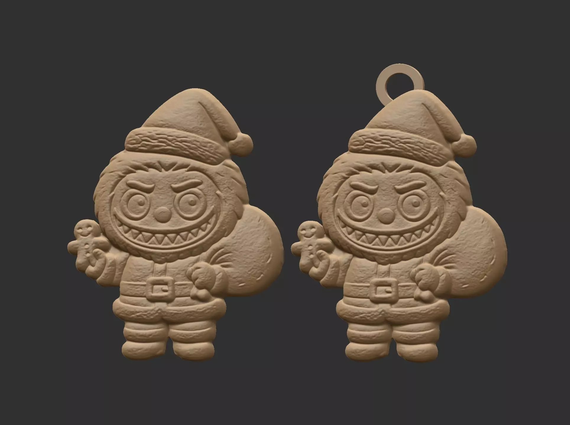 labubu sanda cnc model 3D print model_2