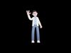 Stylized 3D Male Doctor Character - Open Hand Explaining Pose 3D model_1